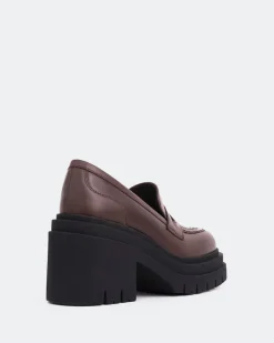 Loafers-L'INTERVALLE Chip Brown Leather