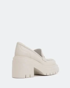 Loafers-L'INTERVALLE Chip Off White Leather