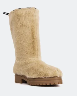 Tall Boots-L'INTERVALLE Chow Tan Faux Fur