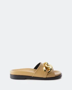 Flats-L'INTERVALLE Cipriana Camel Leather