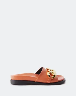 Flats-L'INTERVALLE Cipriana Coral Leather