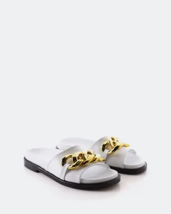Flats-L'INTERVALLE Cipriana White Leather
