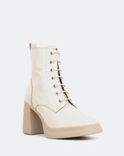 Platform|Lace-up-L'INTERVALLE Citorio Off White Naplack