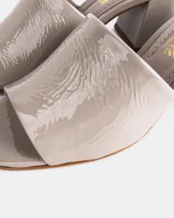 Mid Heels|Mules-L'INTERVALLE Clarabelle Grey Naplack
