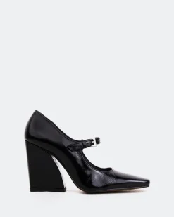 Mary-jane-L'INTERVALLE Clichy Black Leather