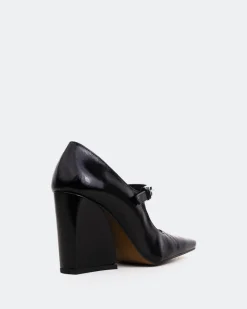 Mary-jane-L'INTERVALLE Clichy Black Leather