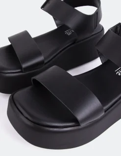 Platform-L'INTERVALLE Cocotte Black Leather