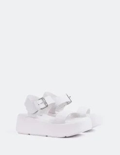 Platform-L'INTERVALLE Cocotte White Leather