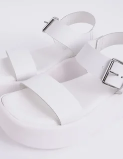 Platform-L'INTERVALLE Cocotte White Leather