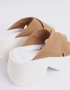Platform-L'INTERVALLE Colibri Camel Lycra