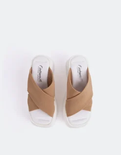 Platform-L'INTERVALLE Colibri Camel Lycra