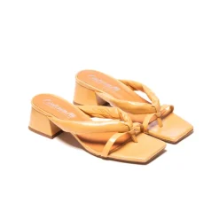 Mid Heels|Mules-L'INTERVALLE Collins Nude Leather