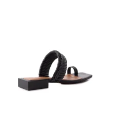 Flats|Mules-L'INTERVALLE Colombia Black Leather