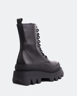 Lace-up|Ankle Boots-L'INTERVALLE Colwood Black Leather