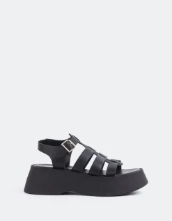 Fisherman|Platform-L'INTERVALLE Confident Black Leather