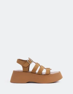 Platform|Fisherman-L'INTERVALLE Confident Tan Leather