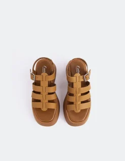 Platform|Fisherman-L'INTERVALLE Confident Tan Leather