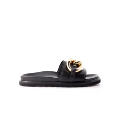 Flats-L'INTERVALLE Conquista Black Leather