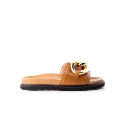 Flats-L'INTERVALLE Conquista Tan Leather