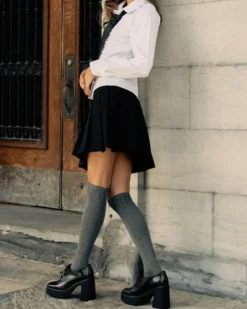Platforms|Lace-up-L'INTERVALLE Corleone Black Patent