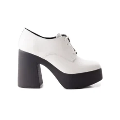 Lace-up-L'INTERVALLE Corleone White Leather