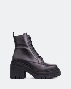 Lace-up|Ankle Boots-L'INTERVALLE Cornwall Black Leather