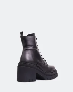 Lace-up|Ankle Boots-L'INTERVALLE Cornwall Black Leather