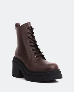Lace-up|Ankle Boots-L'INTERVALLE Cornwall Brown Leather