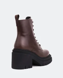 Lace-up|Ankle Boots-L'INTERVALLE Cornwall Brown Leather