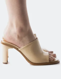 Mules-L'INTERVALLE Corvo Nude Leather