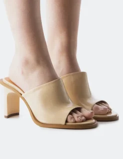 Mules-L'INTERVALLE Corvo Nude Leather