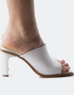 Mules-L'INTERVALLE Corvo White Leather