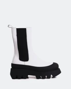 Ankle Boots-L'INTERVALLE Cranbrook White Leather