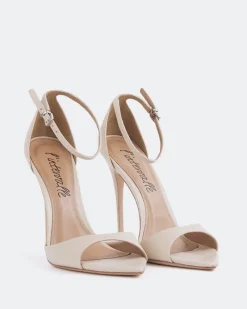 High Heels-L'INTERVALLE Cristiana Beige Leather