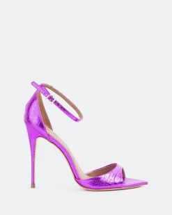 High Heels-L'INTERVALLE Cristiana Fucshia Croco