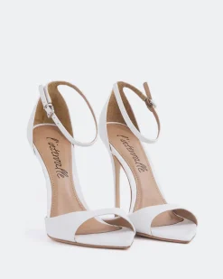 High Heels-L'INTERVALLE Cristiana White Leather