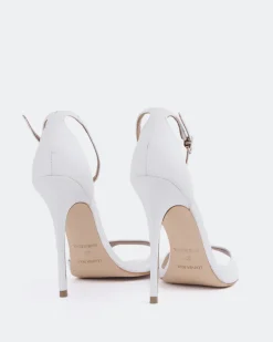 High Heels-L'INTERVALLE Cristiana White Leather