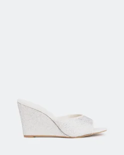 Wedges-L'INTERVALLE Crystal, Off White Suede/Suède Blanc Cas.