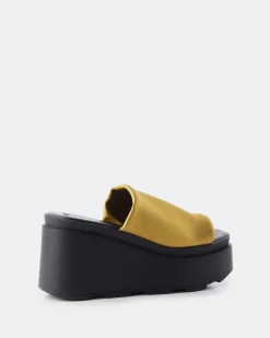 Wedges-L'INTERVALLE Cuddle Gold Satin