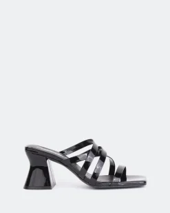 Mid Heels-L'INTERVALLE Curious Black Patent