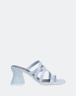 Mid Heels-L'INTERVALLE Curious Blue Patent
