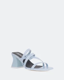 Mid Heels-L'INTERVALLE Curious Blue Patent