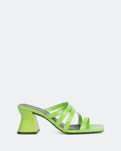 Mid Heels-L'INTERVALLE Curious Green Patent