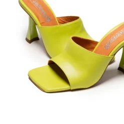 Mules-L'INTERVALLE Cythera Kiwi Leather