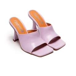 Mules-L'INTERVALLE Cythera Lilac Leather