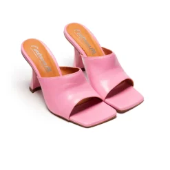 Mules-L'INTERVALLE Cythera Pink Leather