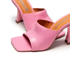 Mules-L'INTERVALLE Cythera Pink Leather