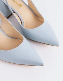 Slingbacks-L'INTERVALLE Dalida Blue Leather
