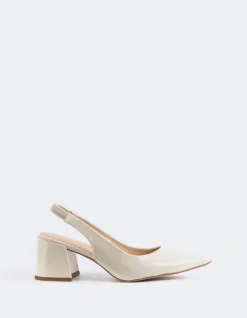 Slingbacks-L'INTERVALLE Dalida Off White Naplack