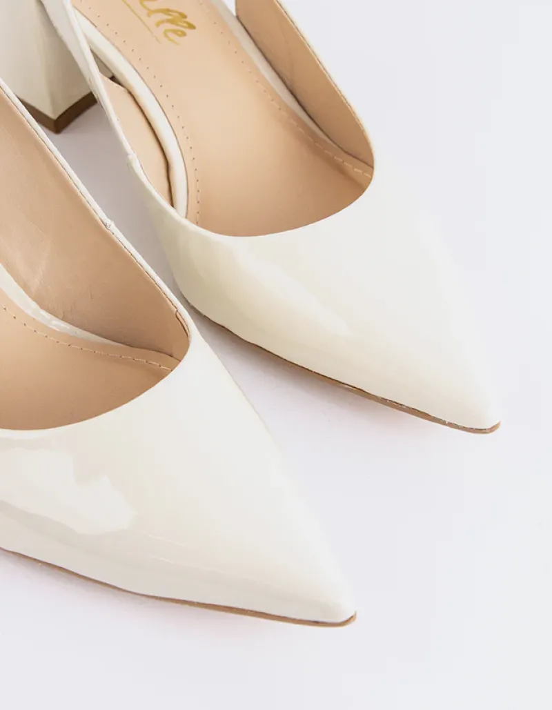 Slingbacks-L'INTERVALLE Dalida Off White Naplack